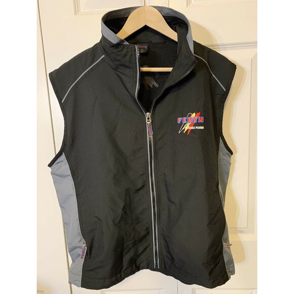 Feryn‎ Sectionale Poorten Cycling Vest Mens Sz L Full Zip Sleeveless Black Rare - Picture 4 of 9